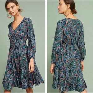 Maeve Maplewood Anthropologie Paisley Dress